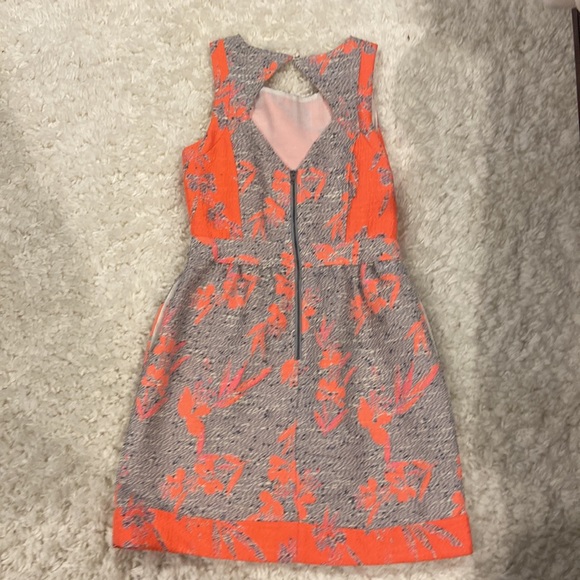 Ella Moss Orange floral dress - Picture 3 of 4